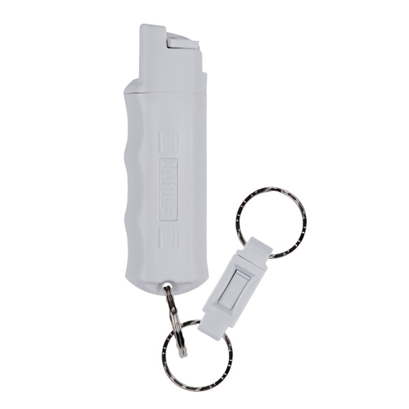 SABRE Hardcase Pepper Spray with UV Marking Dye, 0.54oz, Light Gray