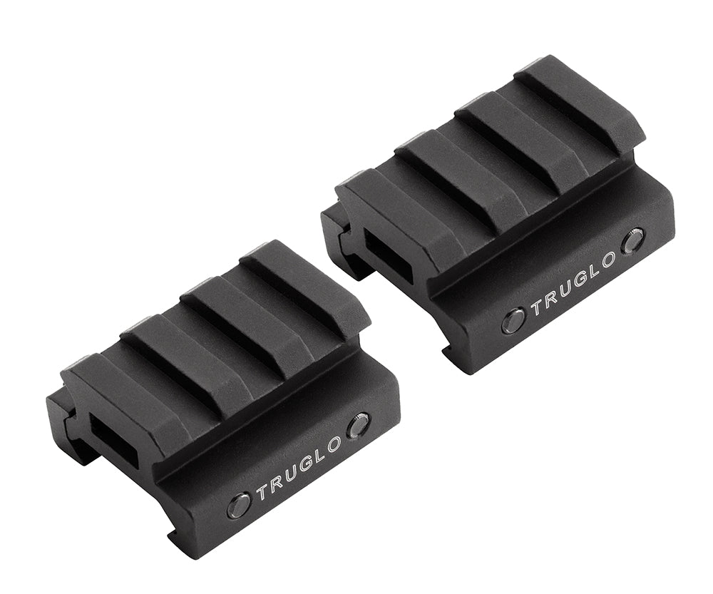TruGlo TG8972B Matte Black Anodized Picatinny Riser Mount