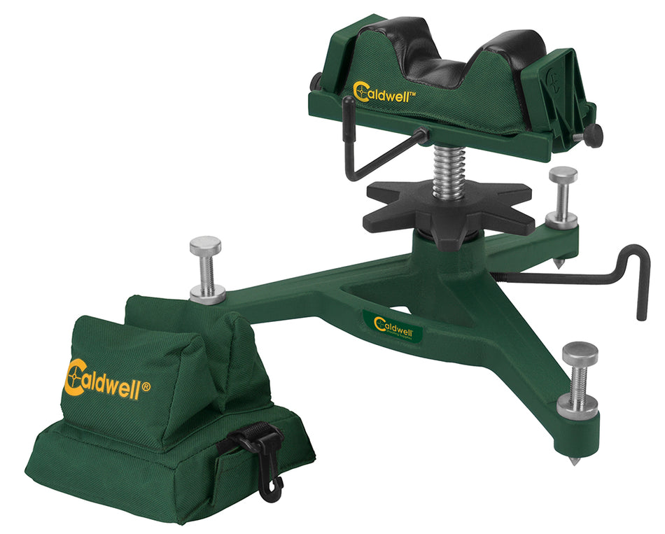 Caldwell 383640 Rock Front Rest and Filled Rear Canvas Bag Combo Green