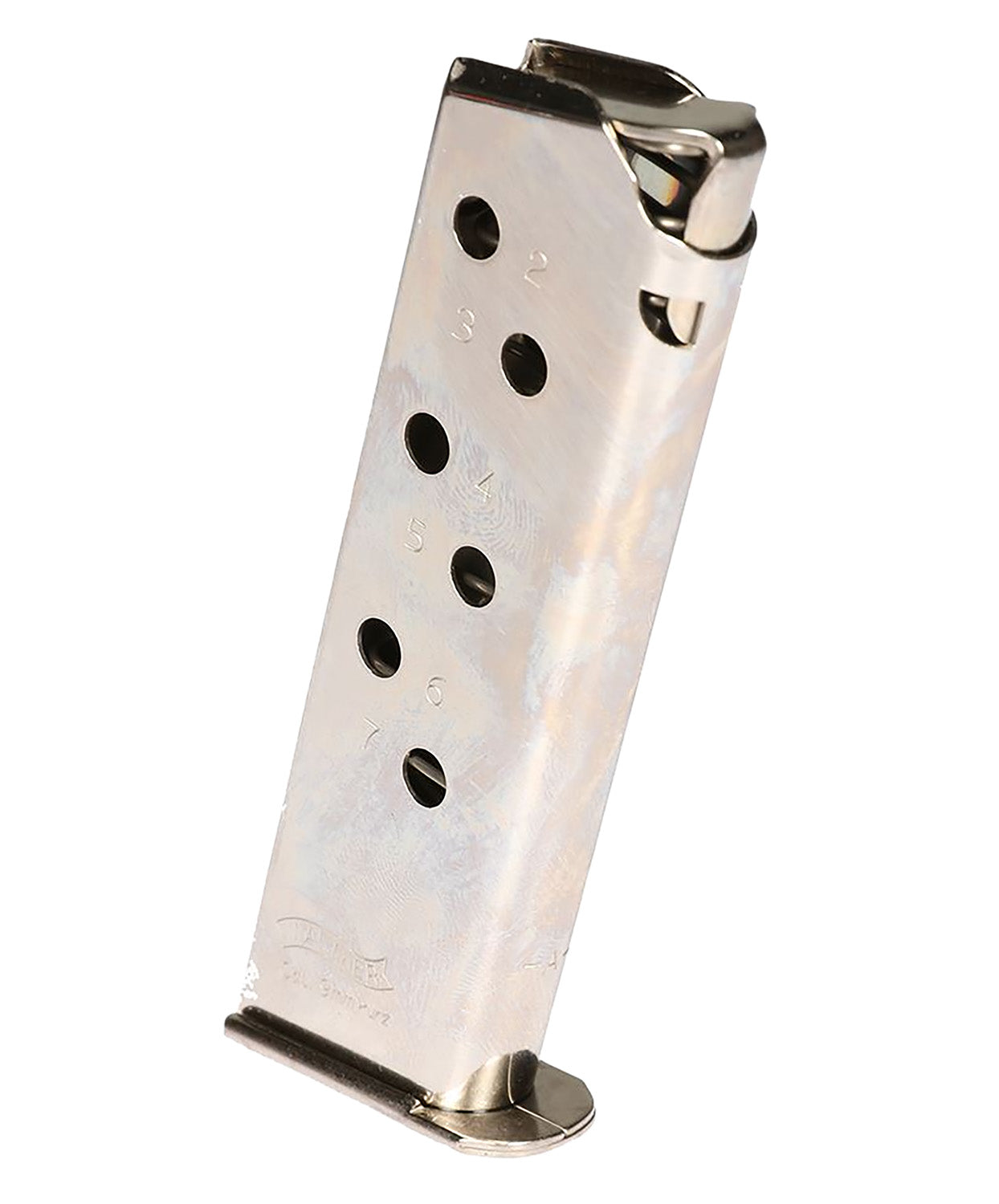 Walther PPK/S .380 ACP 7rd Spare Magazine in Nickel Steel