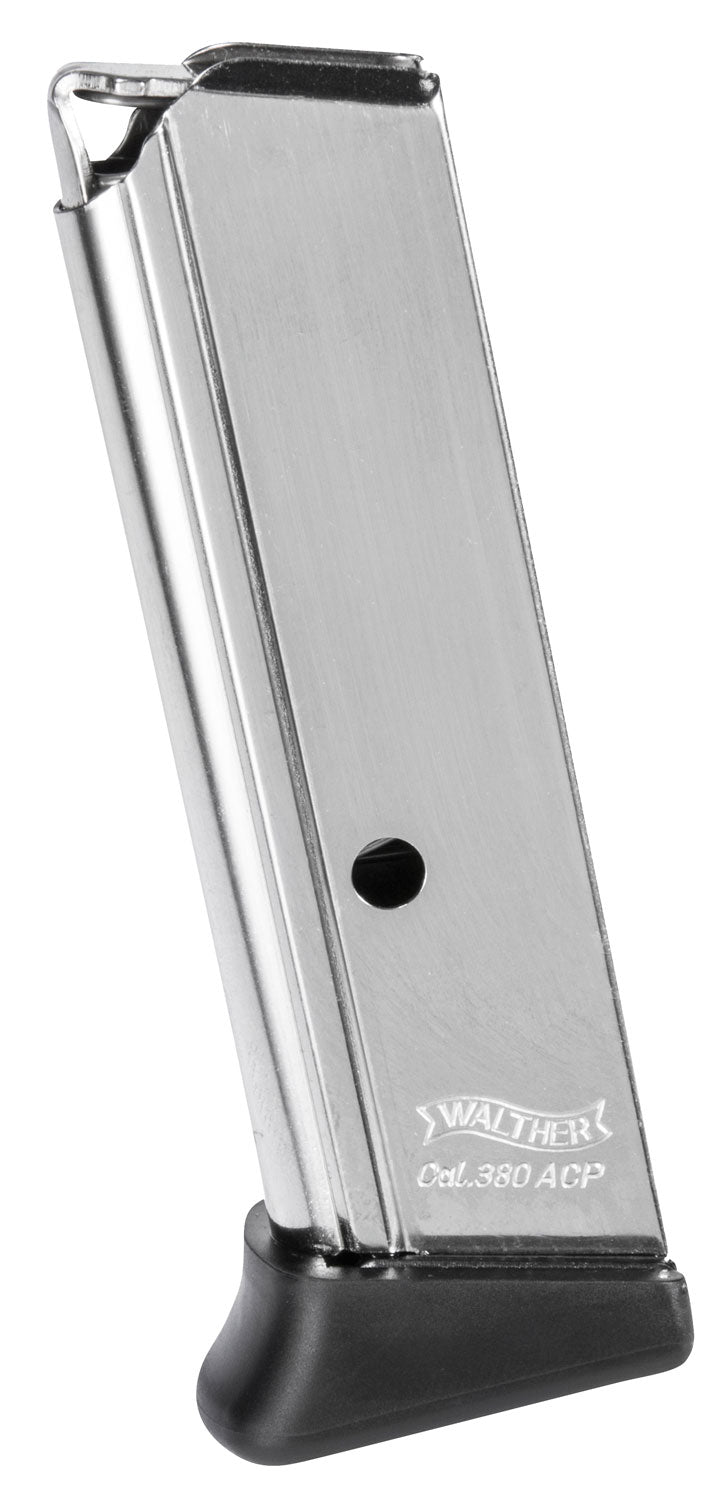 Walther PPK/S .380 ACP 7rd Replacement Magazine with Finger Rest Nickel Steel