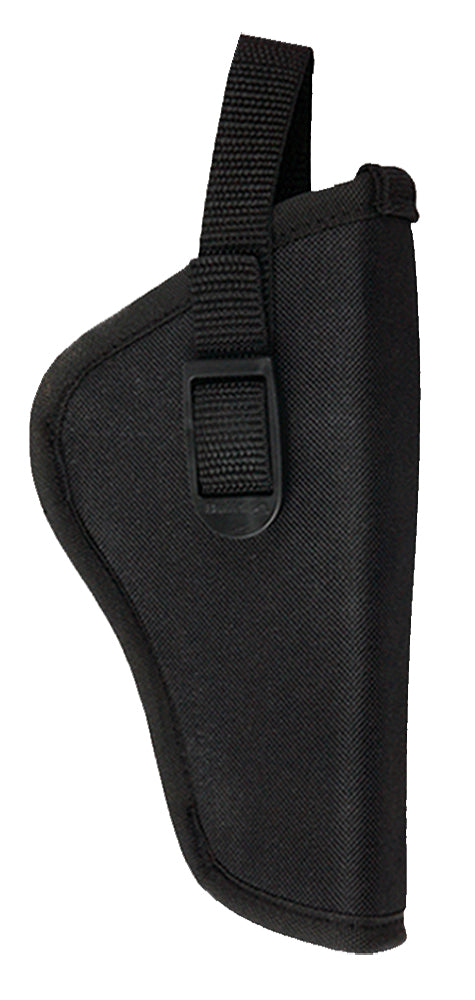 Bulldog DLX8 Pit Bull Outside Waistband Black Nylon Holster w/ Belt Loop for Large Frame Autos 3.50-5" Barrel Right Hand