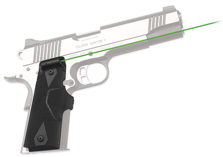Crimson Trace 0141001 Lasergrips Green Laser Sight for 1911 and 1911A1 Government/Commander, Black Polymer
