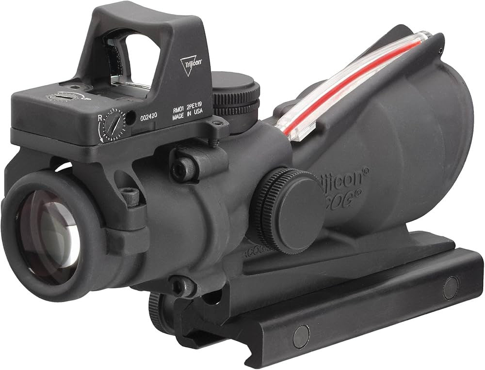 Trijicon ACOG 4x32mm Dual Illuminated Red Crosshair .223 Reticle Rifle Scope