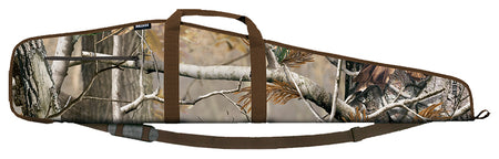 Bulldog BD244 48" Extreme Realtree AP Camo Rifle Case with Water-Resistant Nylon and Brown Trim