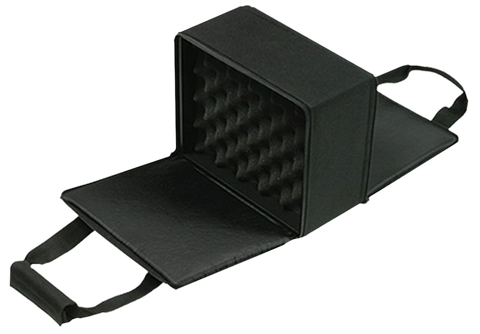 Bulldog BD522 Hard-Sided 4-Pistol Case Black Nylon with Fur Lid Lining and Double Locking Zipper