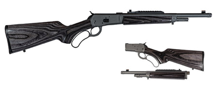 Chiappa Firearms 920410 Wildlands 1892 Full Size 44 Mag 5+1 16.50" Mystikote Dark Gray Steel Threaded Barrel, Mystikote Dark Gray Picatinny Rail Steel Receiver, Fixed Black Laminate Stock, Right Hand