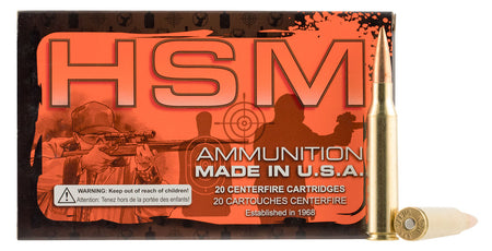 HSM .338 Lapua Magnum 338LAPUA3N68 Match Sierra MatchKing Boat Tail Hollow Point BTHP 300 Grain