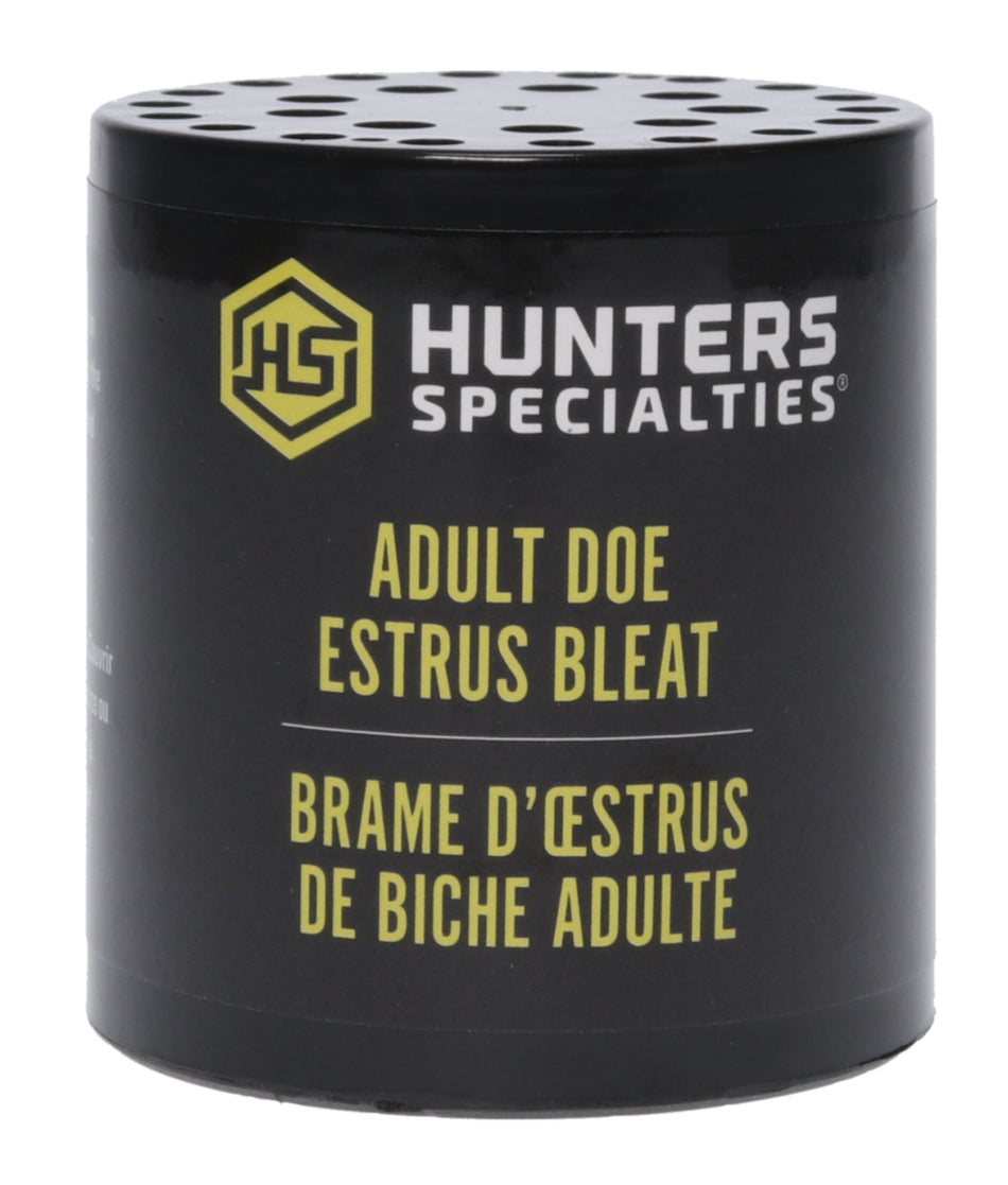 Hunters Specialties Adult Doe Estrus Can Deer Call Medium Black 00167