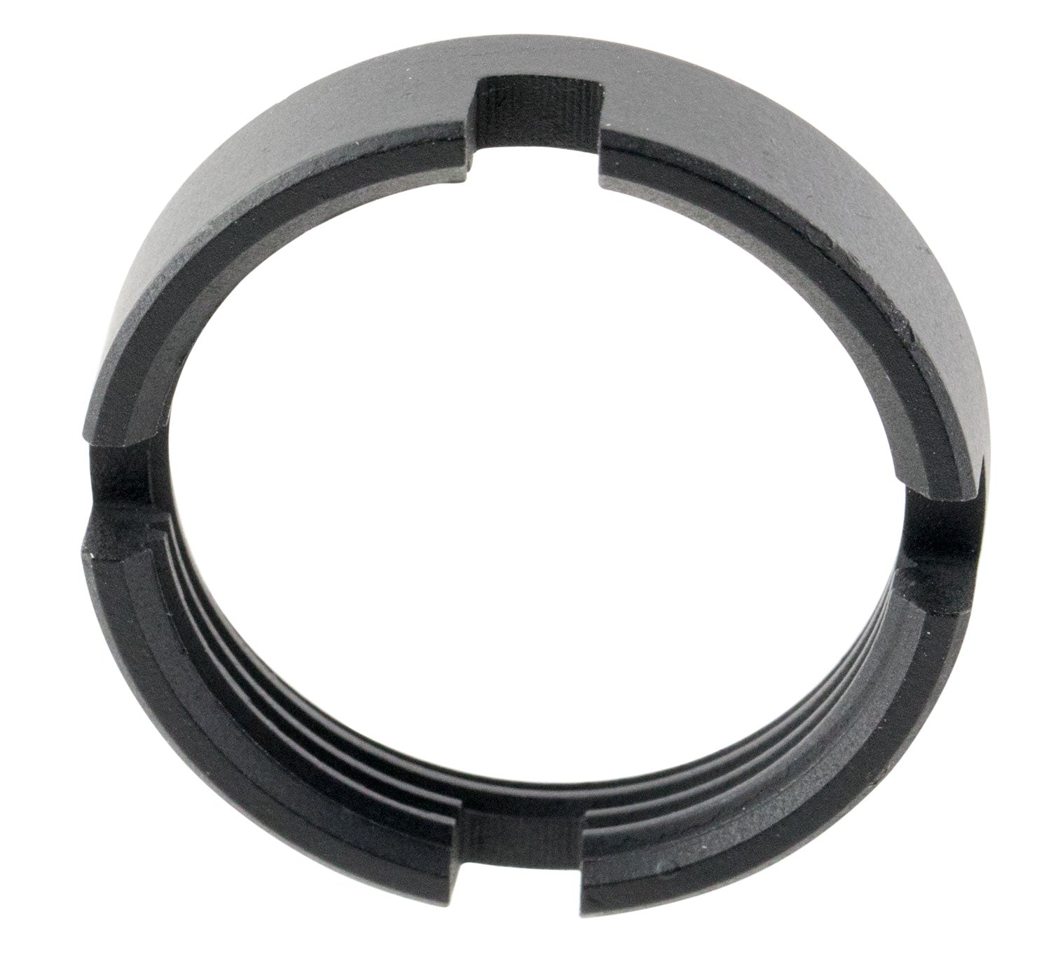 ATI A5101020 AR-15 Mil-Spec Castle Nut Black Steel for Commercial Military and Hybrid Buffer Tubes