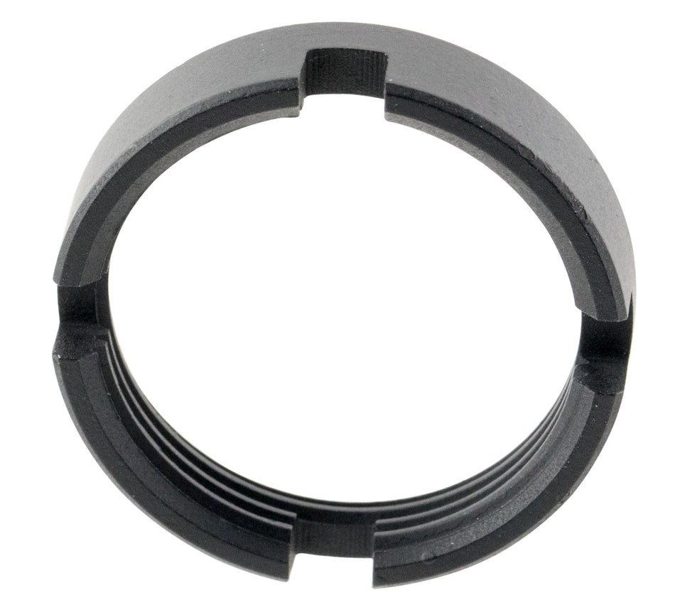 ATI A5101020 AR-15 Mil-Spec Castle Nut Black Steel for Commercial Military and Hybrid Buffer Tubes