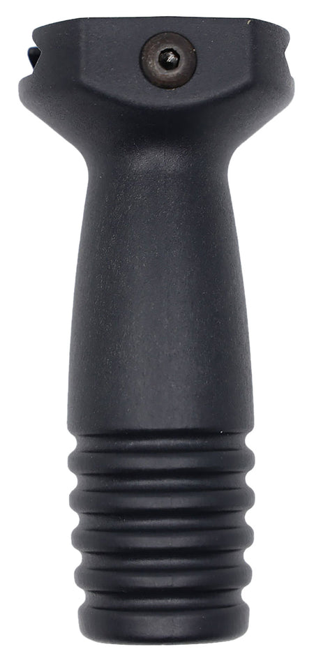 Ergo Pop Bottle VFG Black Polymer Ribbed Vertical Forward Grip for Picatinny Rail