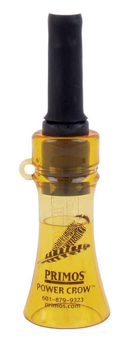Primos Power Crow Loudest Crow Call for Turkey and Crow Hunting - Black/Yellow