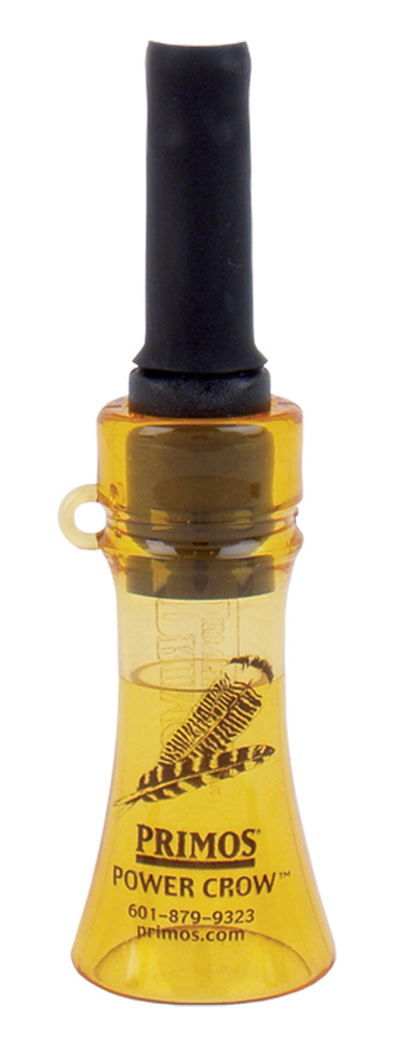 Primos Power Crow Loudest Crow Call for Turkey and Crow Hunting - Black/Yellow
