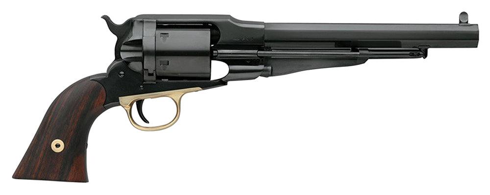 Taylors & Company 550758 1858 Remington Conversion .45 Colt Revolver, 8" Barrel, 6-Round Cylinder, Blued Steel & Walnut Grip