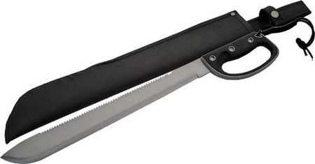 SZCO Rite Edge Rubber Grip 19" Blade Machete 24.75" OAL