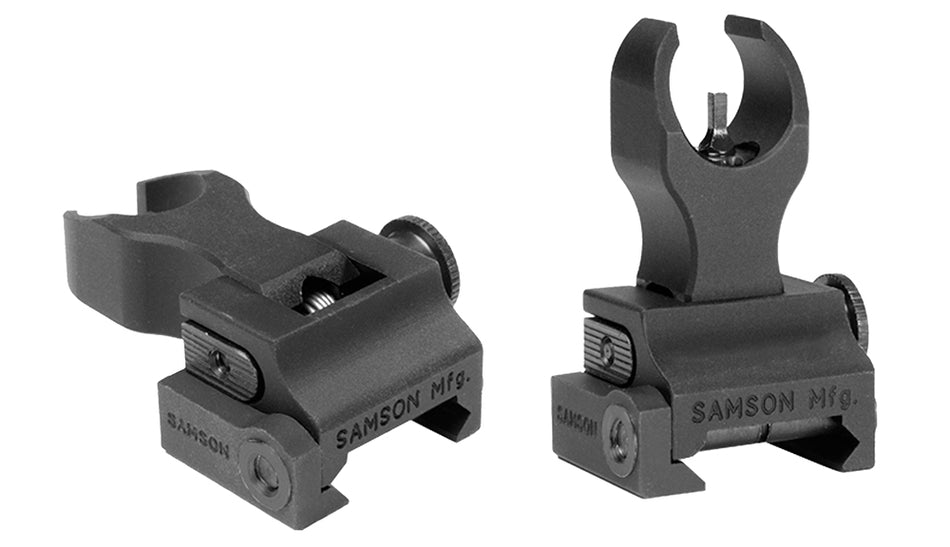 Samson AR-15 Quick Flip Front Sight Extended Gas Block Height A2 Black Anodized