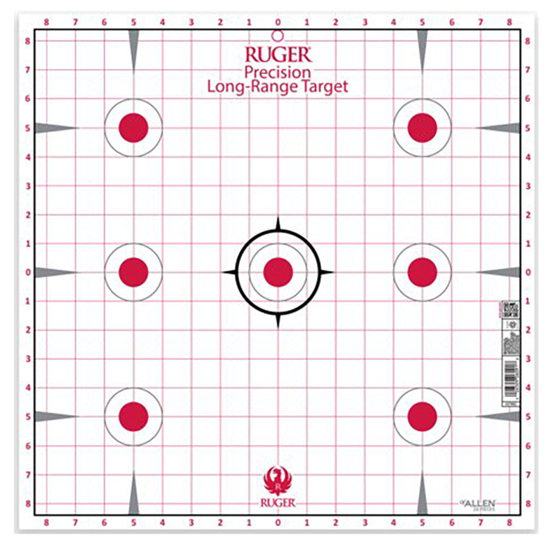Allen Ruger 7-Spot Sight-In Paper Targets 17x17" 20 Pack