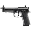 Beretta 92XI SAO Tactical 9mm Luger Pistol with Two 15-Round Magazines, 4.7in Barrel, Black/Grey