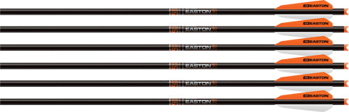Easton 20" 9mm Carbon Crossbow Bolt Half Moon 3" Vanes 6-Pack