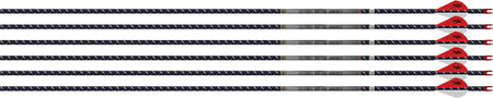 Easton 4MM FMJ 300 Arrow 6-Pack w/ 2" Blazer Vanes
