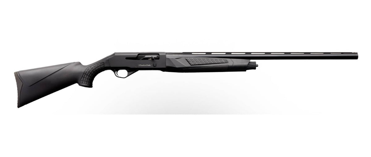 Charles Daly 930204 601 12 Gauge 4+1 3" 28" Vent Rib Blued Barrel, Black Anodized Aluminum Receiver, Black Synthetic Stock, Includes 5 Choke Tubes
