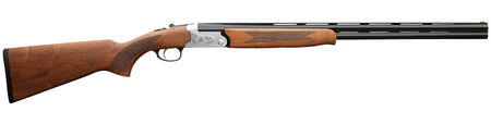 Charles Daly 930343 202 28 Gauge 3" 2rd 26" Blued Vent Rib Barrel, Silver Engraved Receiver, Walnut Wood Fixed Checkered Stock Right Hand