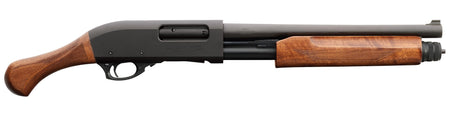 Charles Daly 930362 Honcho Tactical 12 Gauge Pump 3" 5+1 14" Black Steel Barrel, Black Drilled & Tapped Aluminum Receiver, Checkered Walnut Birds Head Grip