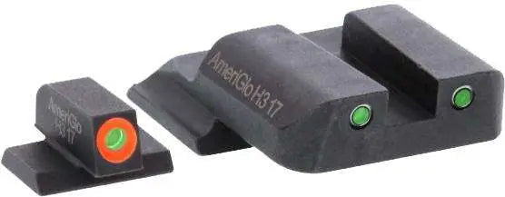 AmeriGlo Spartan Tactical Operator 3 Dot Night Sight Green/Green for Smith & Wesson M&P