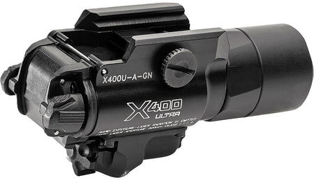 SureFire X400UAGN Ultra Black Anodized WeaponLight 1,000 Lumen LED/Green Laser Combo