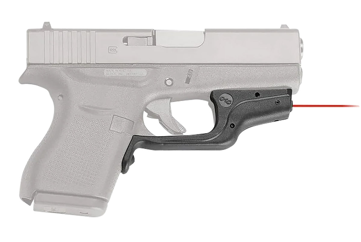 Crimson Trace 0143801 Laserguard Red Laser Sight Compatible with Glock 42 and 43, Black Polymer