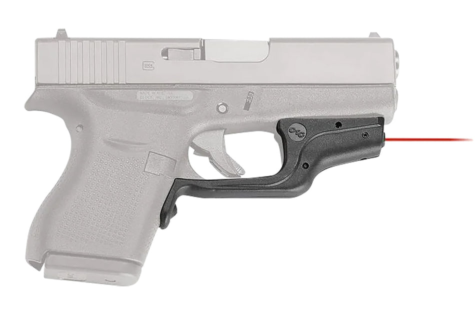 Crimson Trace 0143801 Laserguard Red Laser Sight Compatible with Glock 42 and 43, Black Polymer