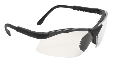 Radians Revelation Adult Safety Glasses Clear Anti-Fog Lens Black Frame RV0110CS
