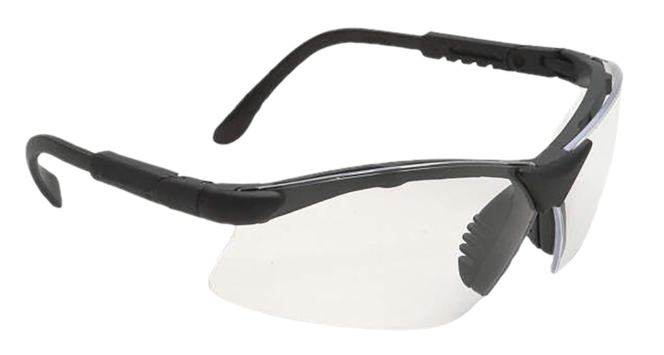 Radians Revelation Adult Safety Glasses Clear Anti-Fog Lens Black Frame RV0110CS