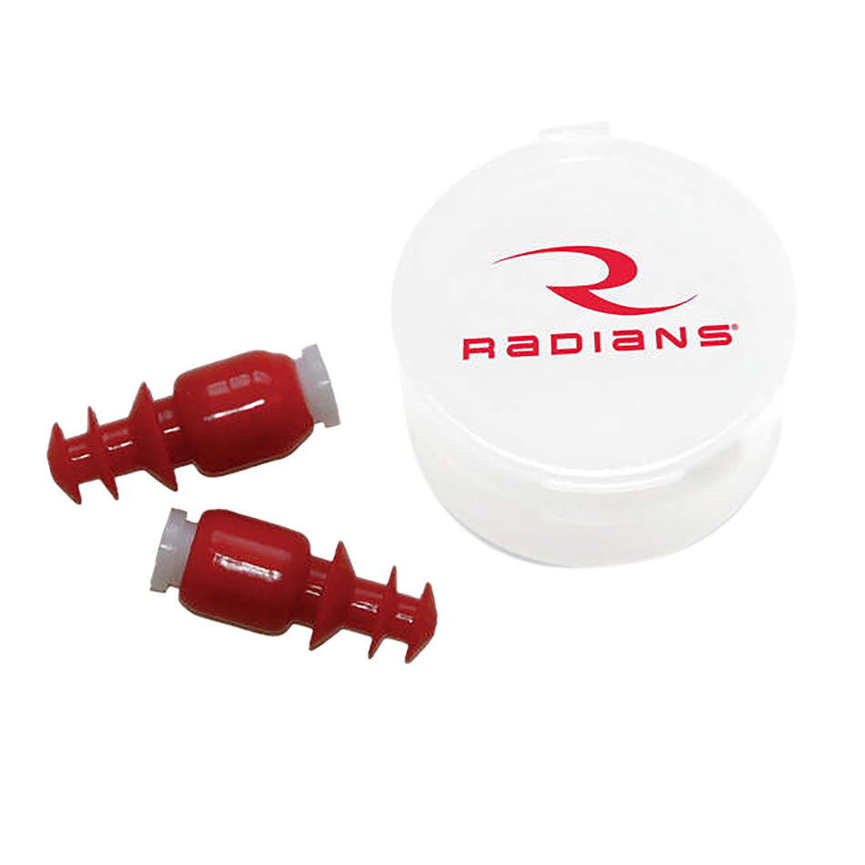 Radians CF7000BP Cease Fire In-Ear Baffle Earplugs Red Adult 1 Pair