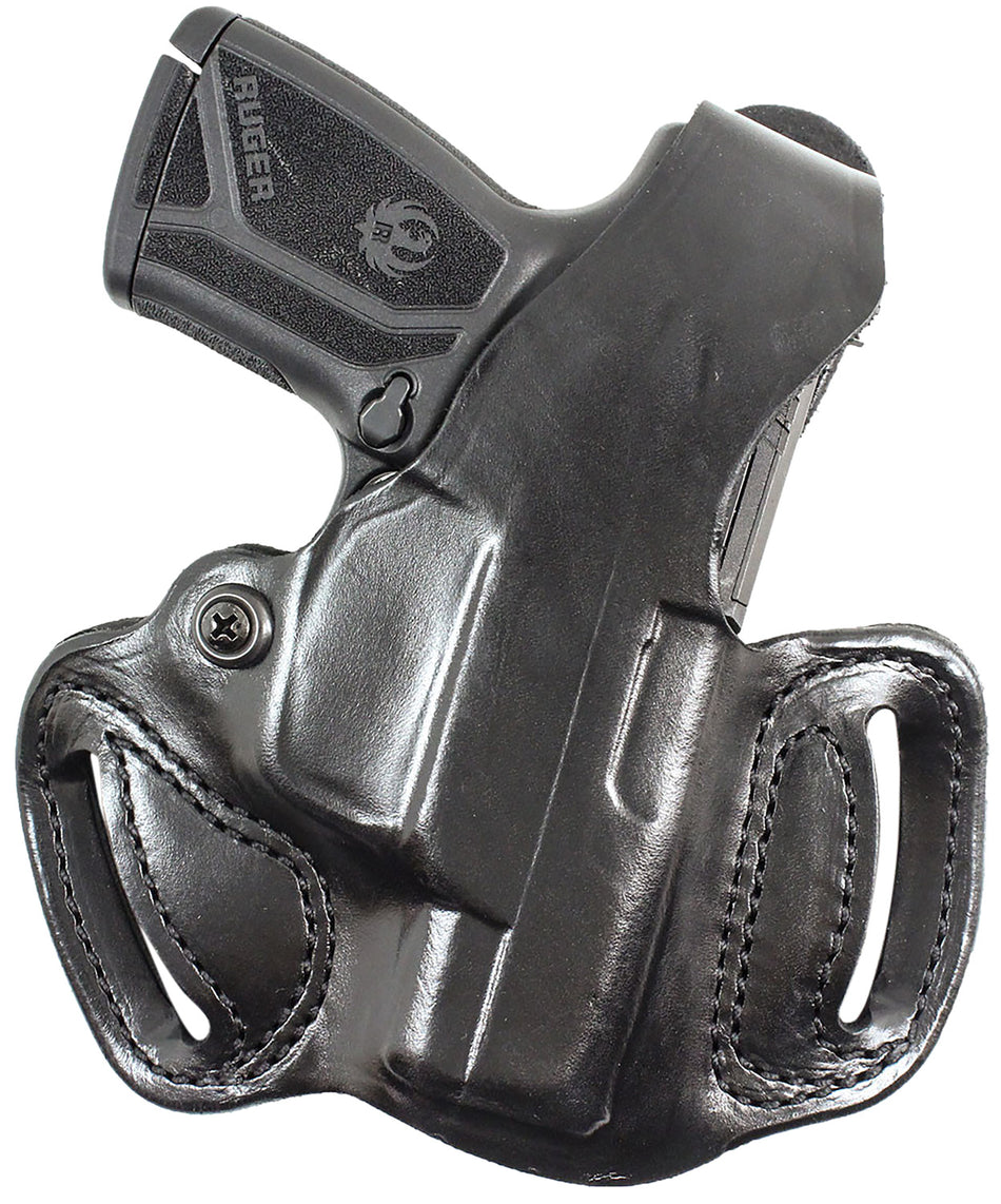 DeSantis Thumb Break Mini Slide OWB Holster Black Leather Belt Slide for Kel-Tec PMR30 RH