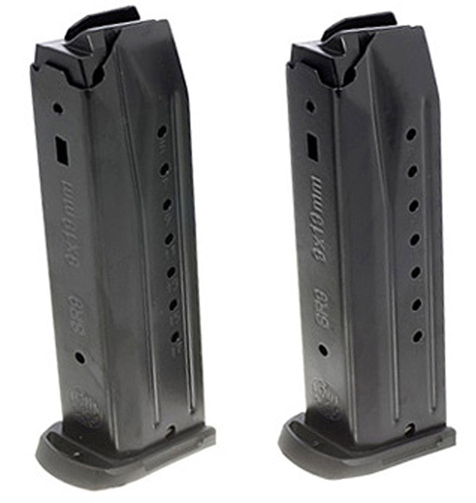 Ruger 90449 SR9C/9E Value Pack 2x 17rd 9mm Luger Blued Magazine
