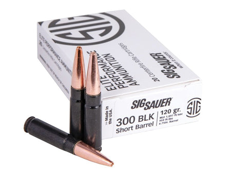 Sig Sauer .300 AAC Blackout E300H1SBR20 Elite Performance Copper Solid 120 Grain