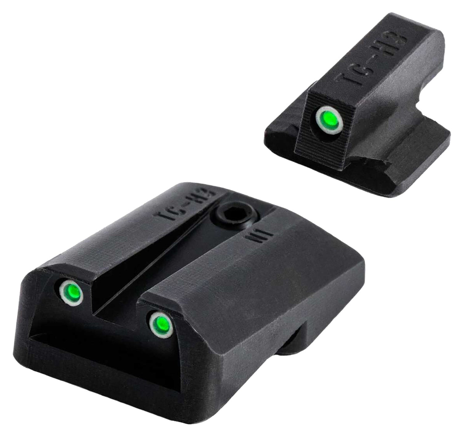 TruGlo TG231N1 Green Tritium Front & Rear Night Sights 1911 Government .45 ACP