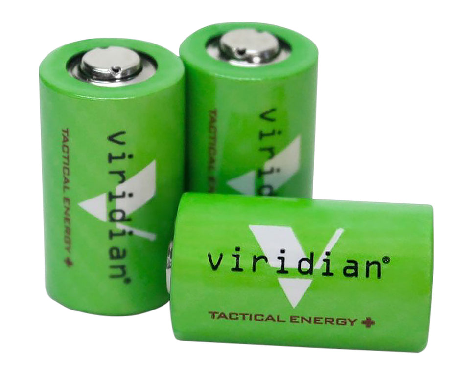Viridian CR2 Lithium Battery 3.0 Volts 1,050 mAh for C Series Laser Sights, 3 Count