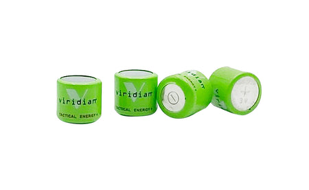 Viridian 1/3N Battery Green 3.0 Volts for Reactor and E Series Laser Models, 4 Count