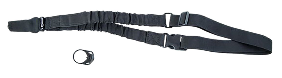 Caldwell Single Point Tactical Sling Black Nylon Bungee Adjustable AR Platform Carabiner