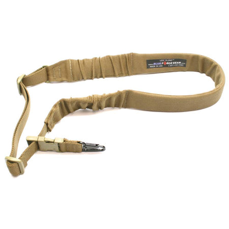Blue Force 1PT Padded Bungee Firearm Sling Coyote Tan
