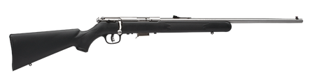 Savage Arms 91700 93 FSS Full Size 22 WMR 5+1 21" Matte Sporter Barrel, Matte Drilled & Tapped Stainless Steel Receiver, Matte Black Fixed Synthetic Stock, Right Hand