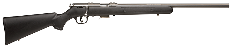 Savage Arms 96703 93R17 FVSS 17 HMR 5+1 21" Stainless Heavy Barrel, Fixed Synthetic Stock