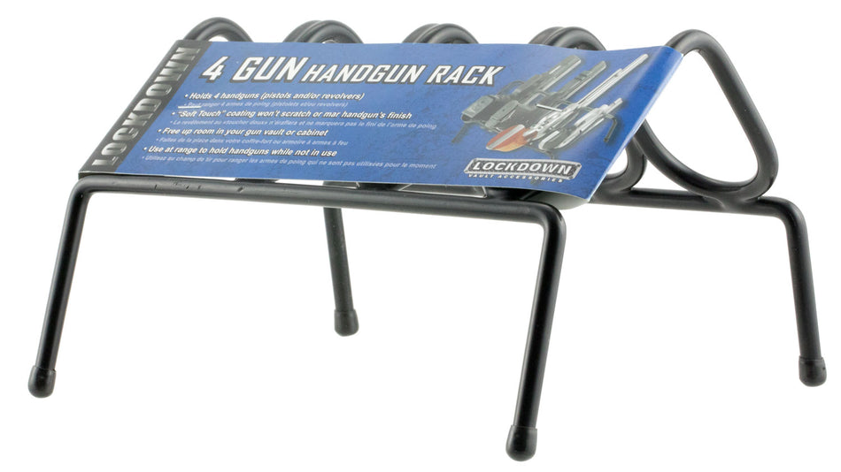 Lockdown 222200 Multi-Handgun Metal Rack Vinyl Coated Gun Vault or Range