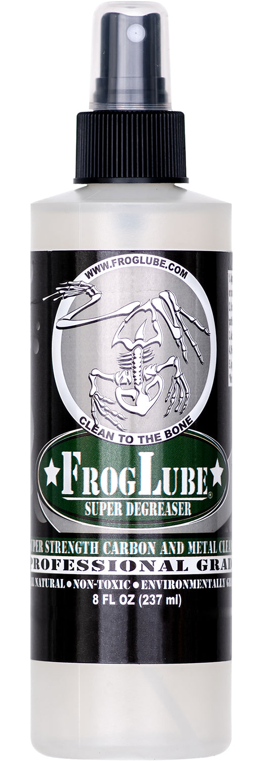 FrogLube Super Degreaser 8oz Trigger Spray - Firearm Degreaser and Carbon Cleaner