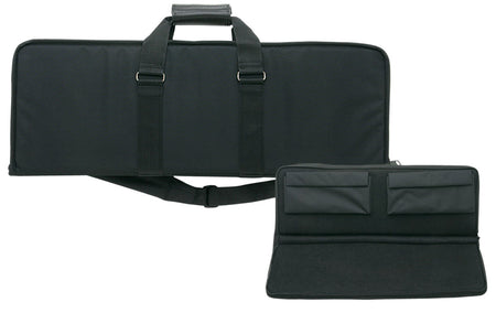 Bulldog BDH490 31" Hybrid Tactical Assault Rifle Case Black Nylon Water-Resistant