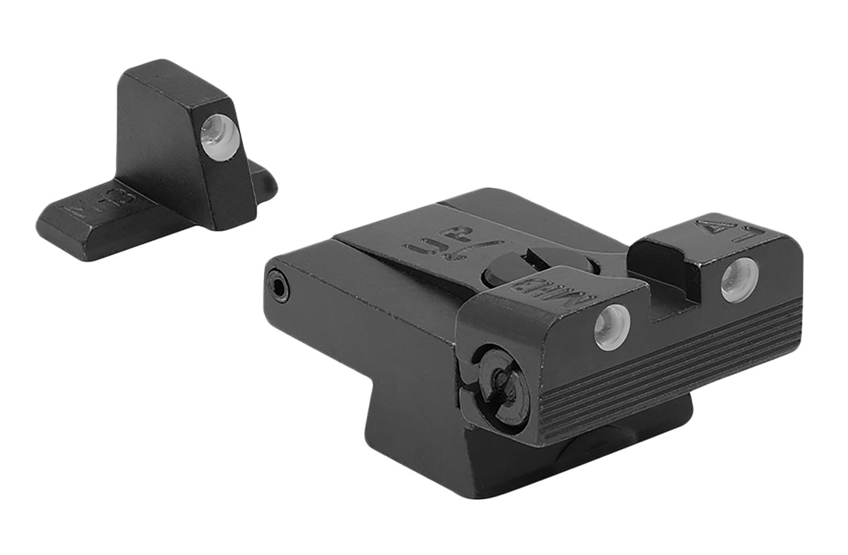 Meprolight USA 215163101 Tru-Dot Adjustable Night Sight Set Green Tritium/Black Frame HK USP