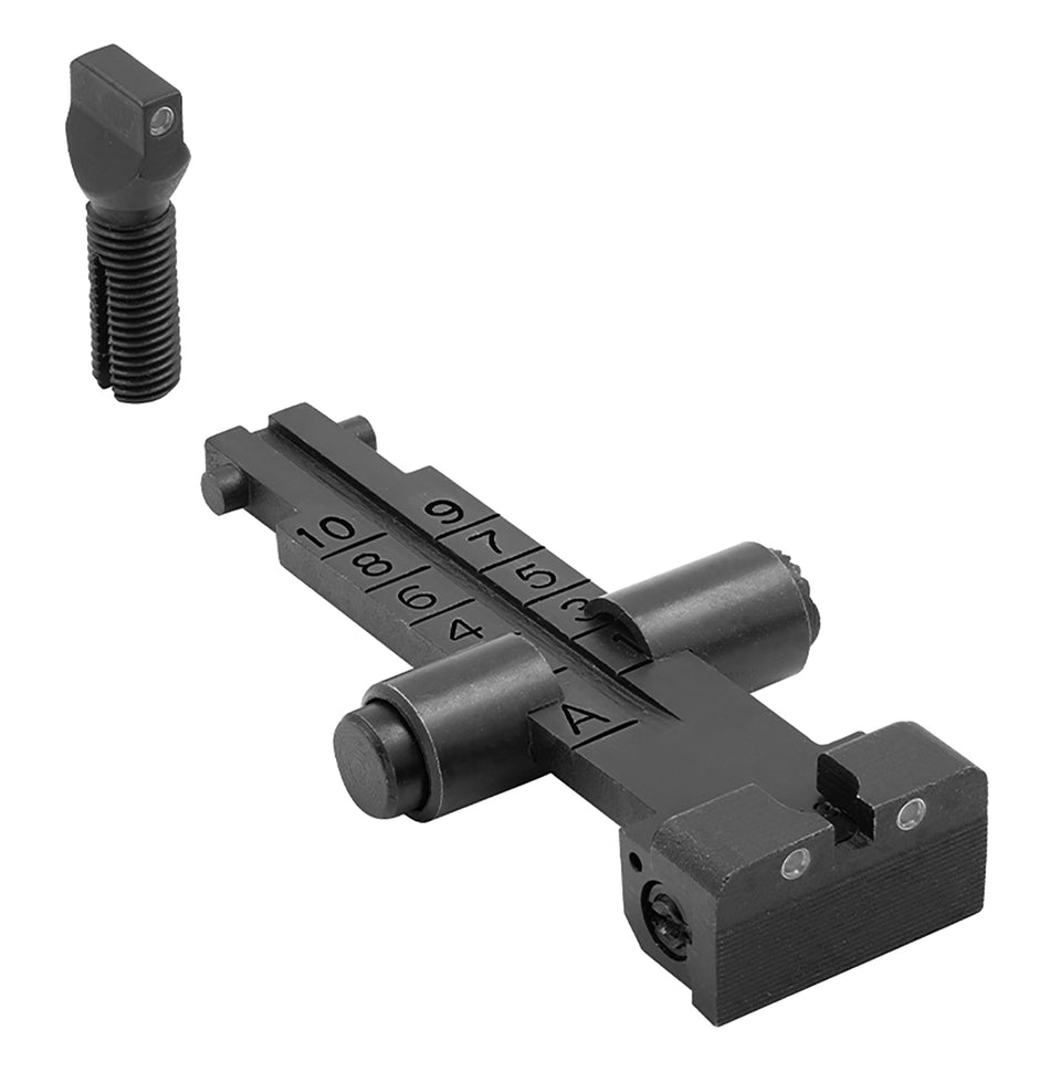 Meprolight USA 1331153101 Tru-Dot AK AKM Night Sight Set Black 3-Dot Green Tritium Front & Rear